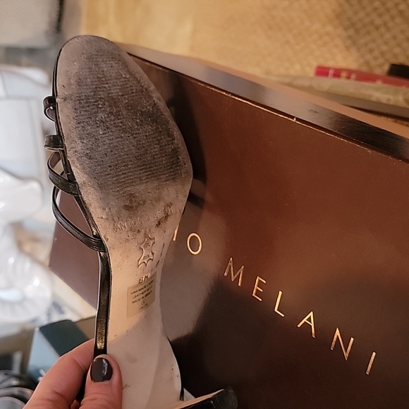Antonio Melani Hallie Strappy Pumps in Black sz8 - Picture 7 of 8